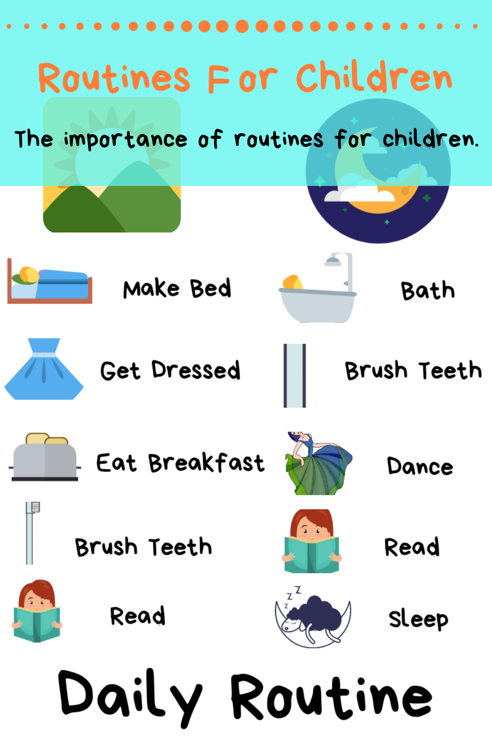 The Importance Of Routines For Children. | Home With Hollie