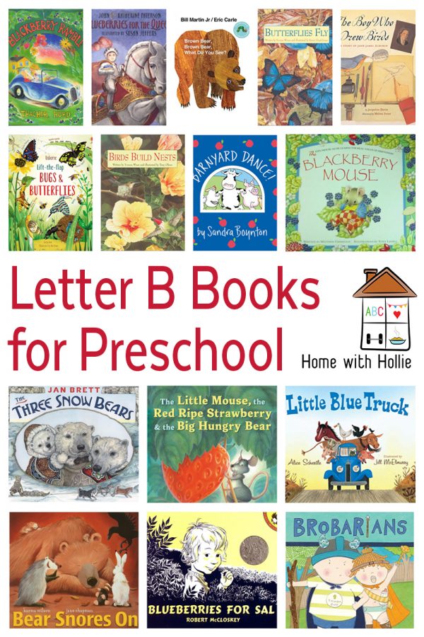 Letter B Books For Preschool - Home With Hollie