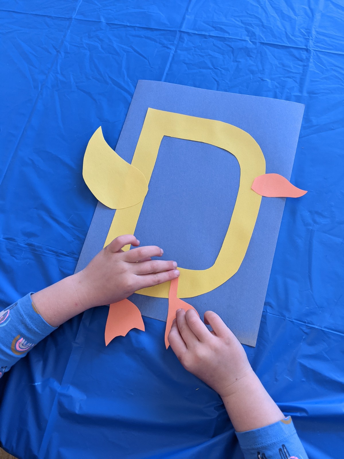 Uppercase Letter D Craft Duck Home With Hollie