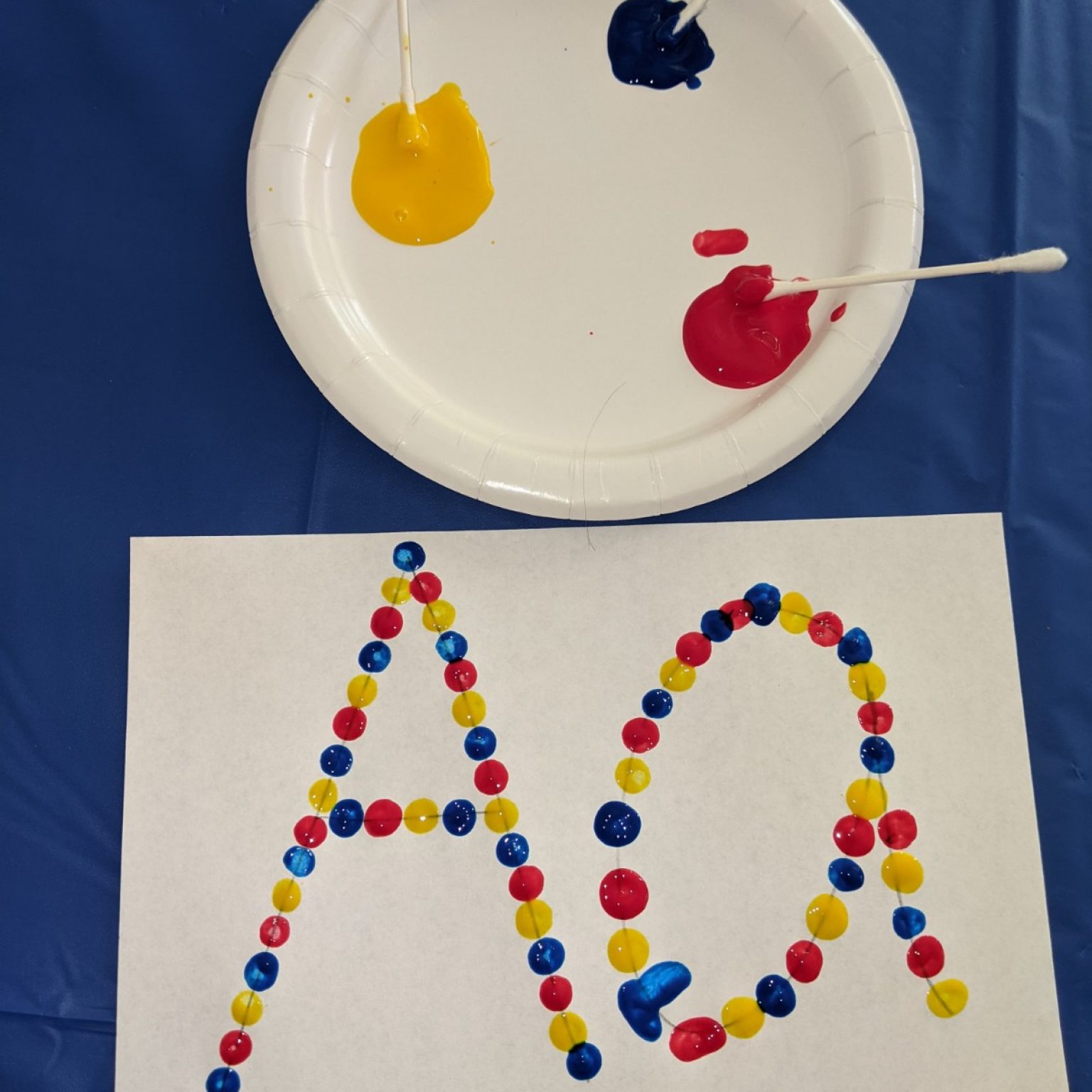 Letter A Dot Painting Hands-On Activity - Home With Hollie