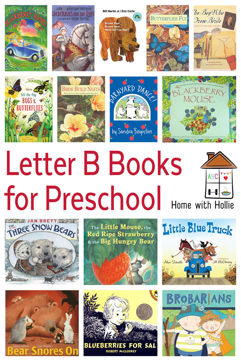 Letter B Books For Preschool Home With Hollie