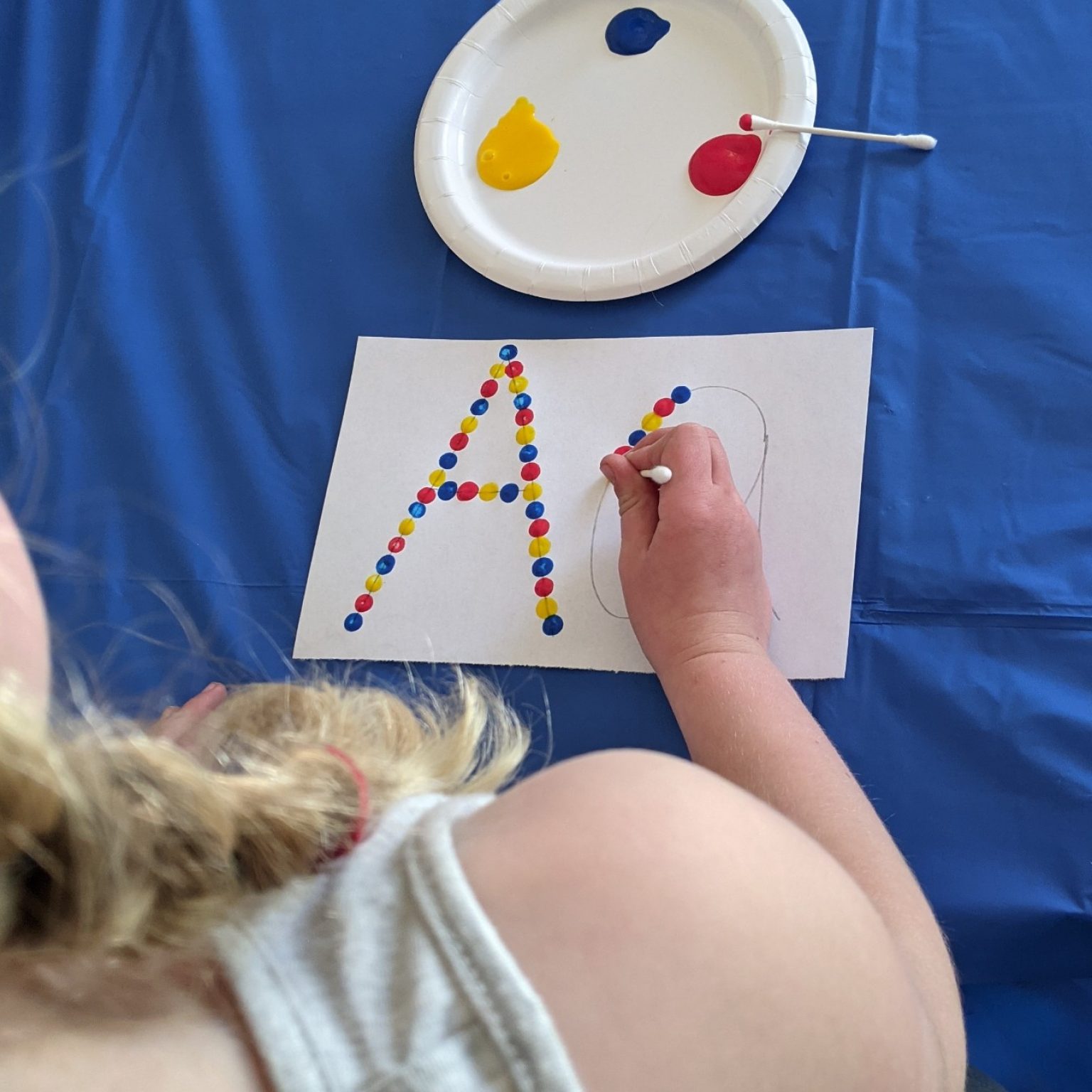 Letter A Dot Painting Hands-on Activity - Home With Hollie