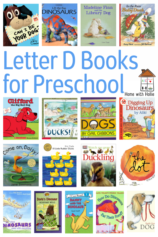 Letter D Books for Preschool Book List - Home With Hollie