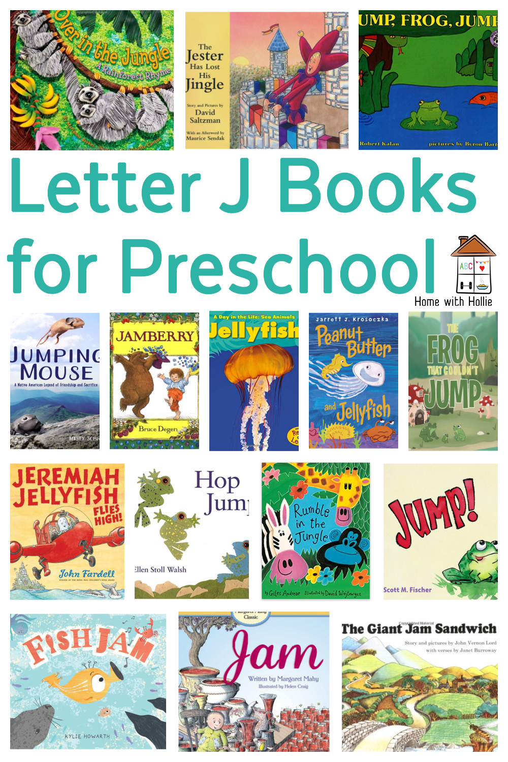 Letter J Books for Preschool Picture Books - Home With Hollie