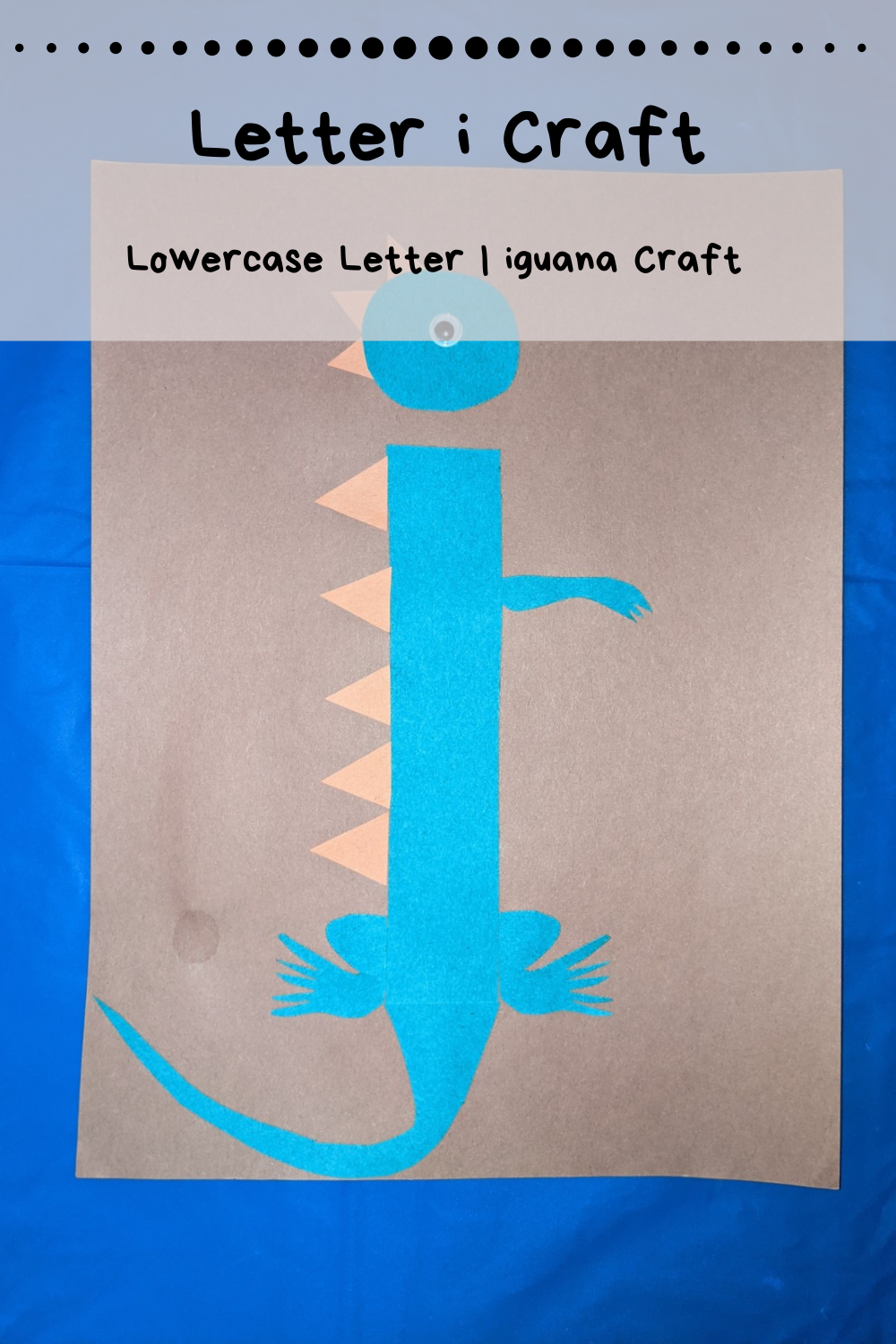Lowercase Letter I Craft for Preschool Home With Hollie
