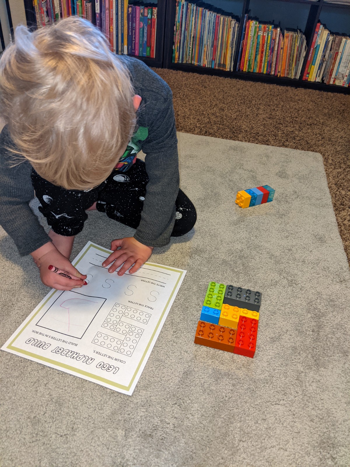 Learning The Alphabet With Lego Bricks - Home With Hollie