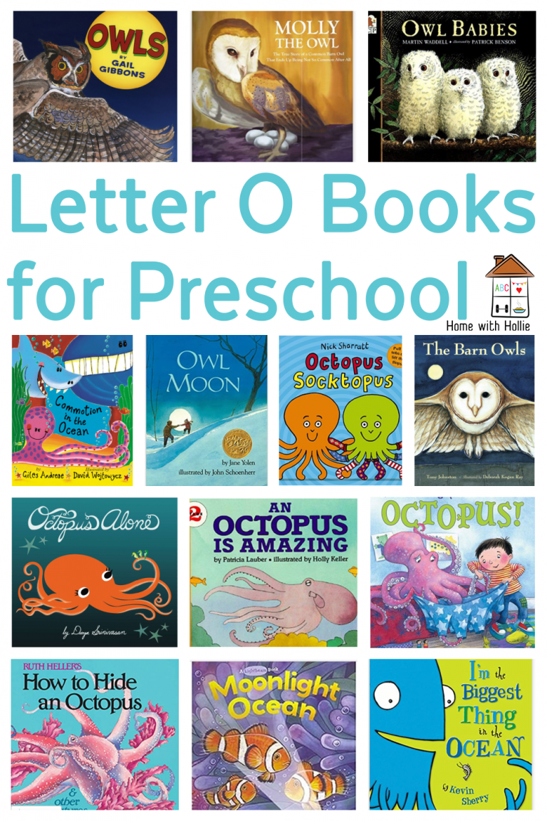 Letter O Books for Preschool - Home With Hollie