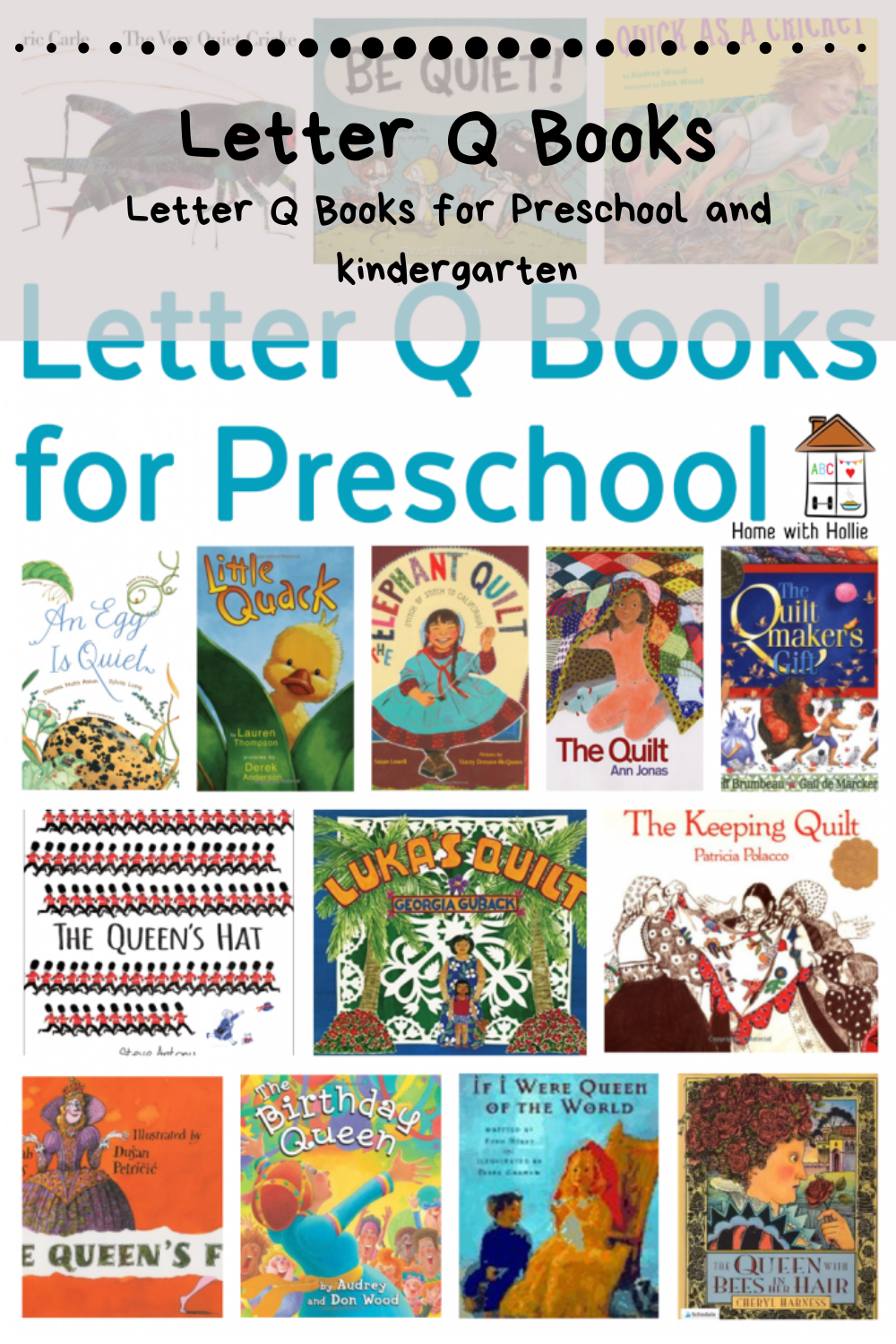 Letter Q Books For Preschool Home With Hollie