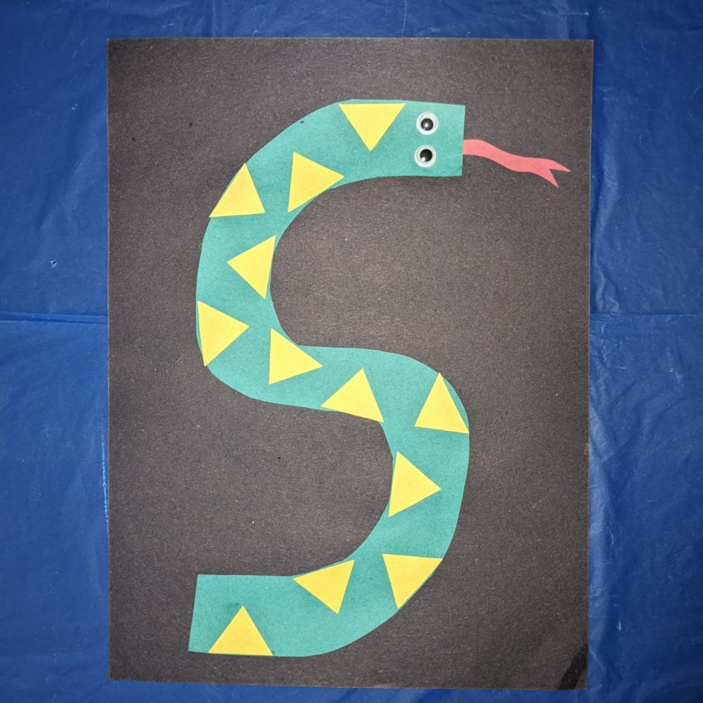 Uppercase Letter S Craft for Preschool - Home With Hollie