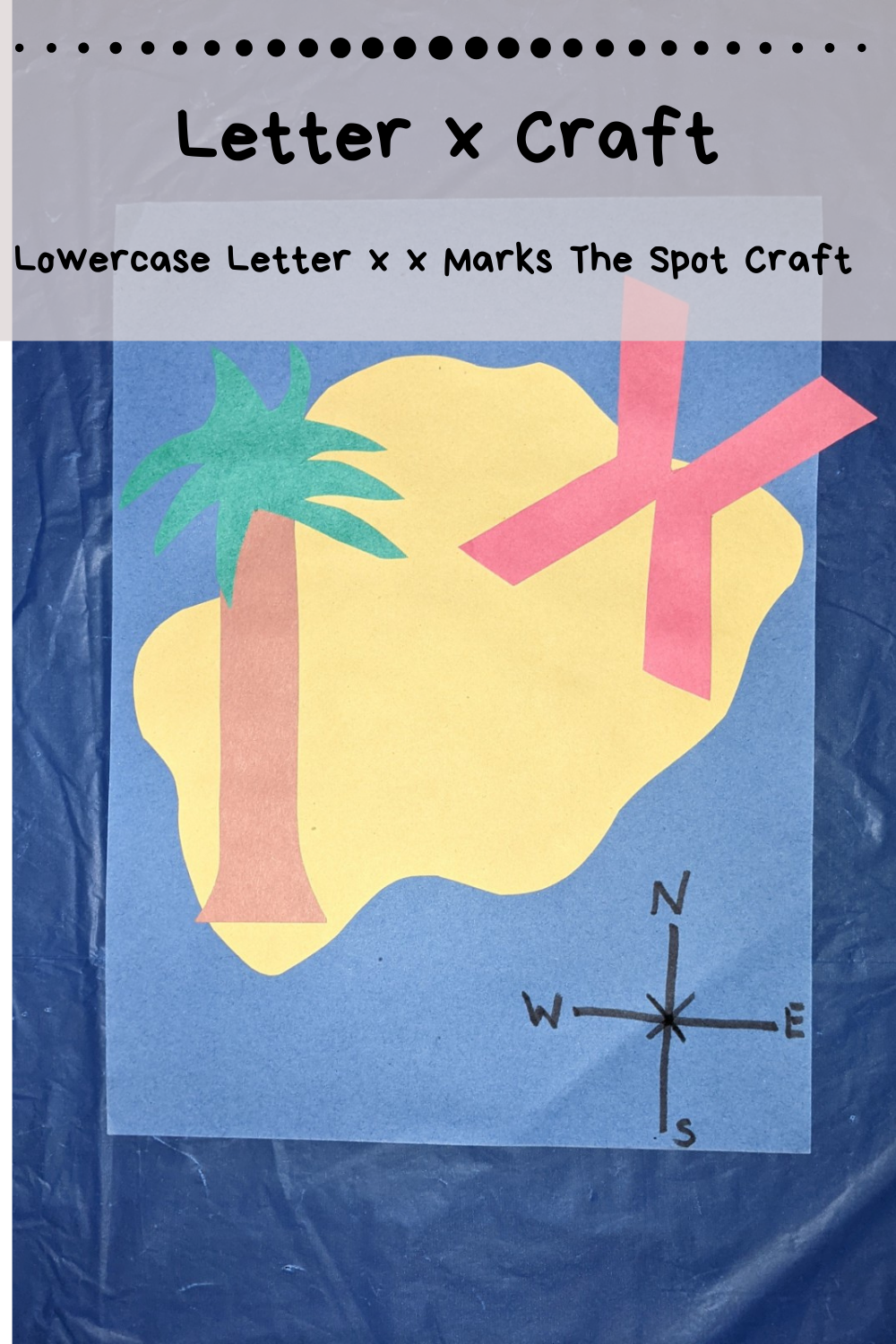 Lowercase Letter X Craft for Preschool Home With Hollie